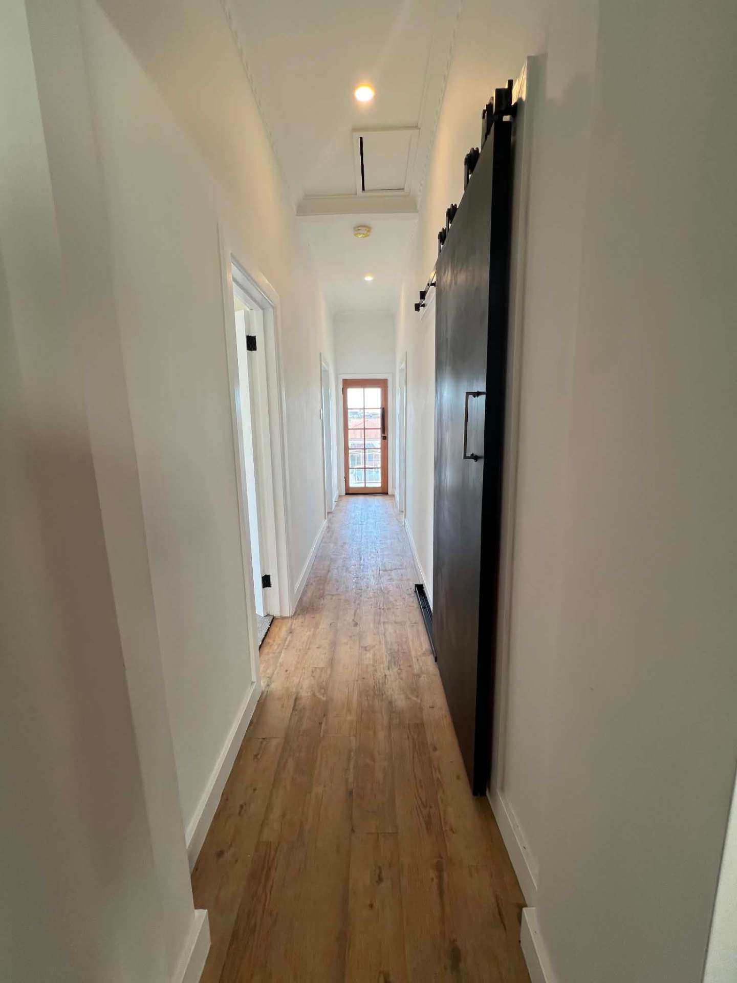 After — Hallway renovation & timber flooring