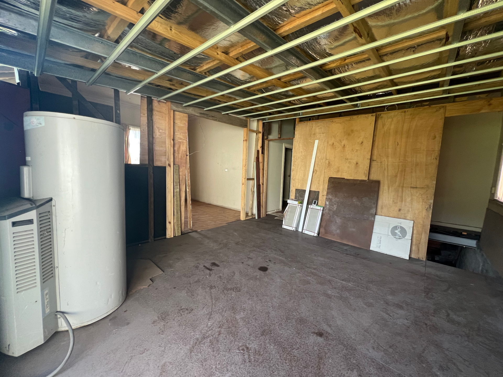 Before — Full living room transformation