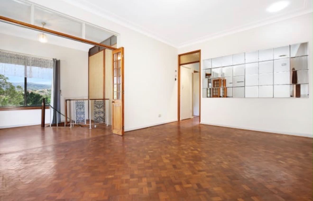 Before — Open-plan kitchen & living renovation